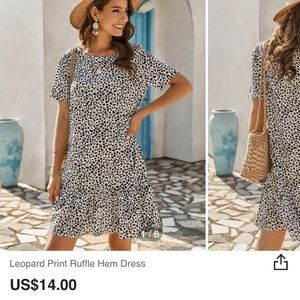 Shein Leopard Print Dress